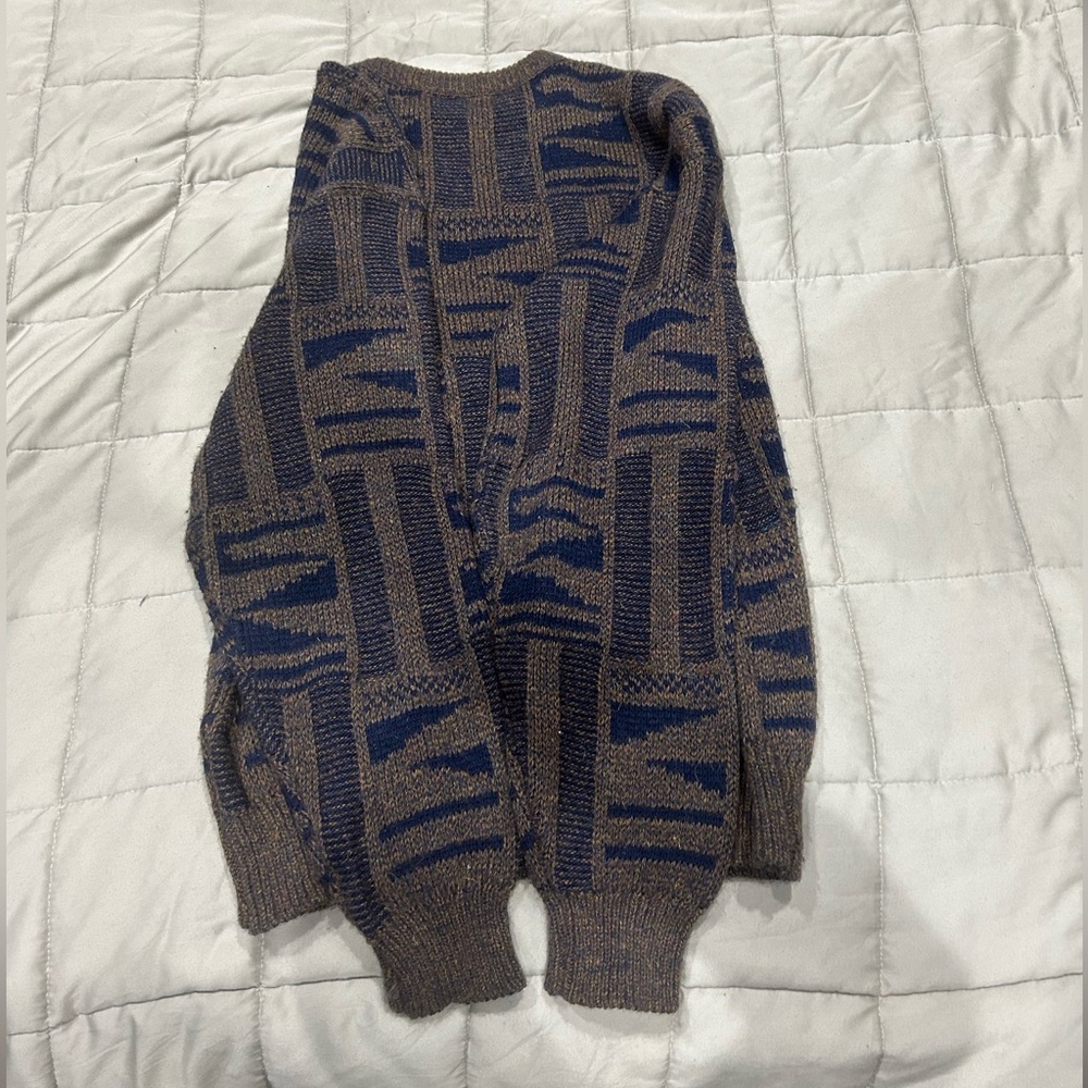 Vintage 1980s Mens Oyster Bay Knit Sweater xL - Picture 3 of 3